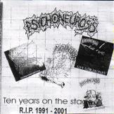 Psychoneurosis – Ten Years On The Stage, R.I.P. 1991-2001