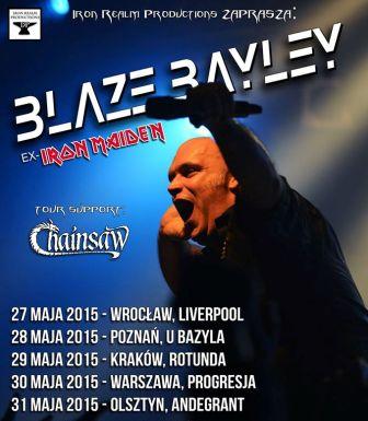 Blaze Bayley na pięciu koncertach w Polsce