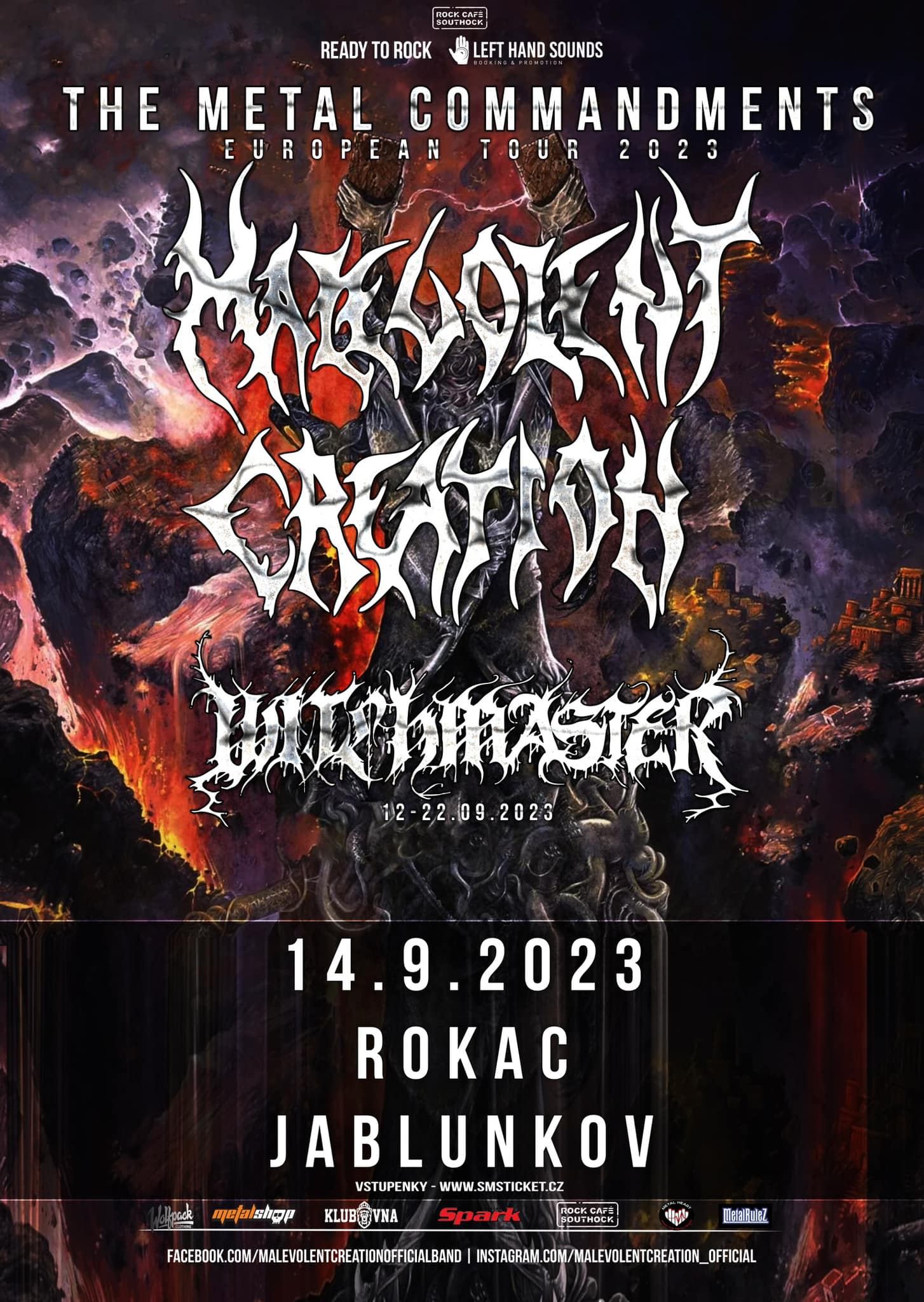 Malevolent Creation i Witchmaster w Jabłonkowie