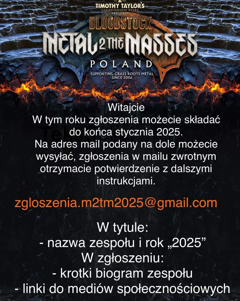 Rusza nabór do Metal 2 the Masses 2025