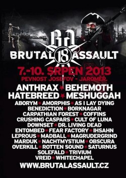 Brutal Assault 2013, Jaromer 7-10.08.2013