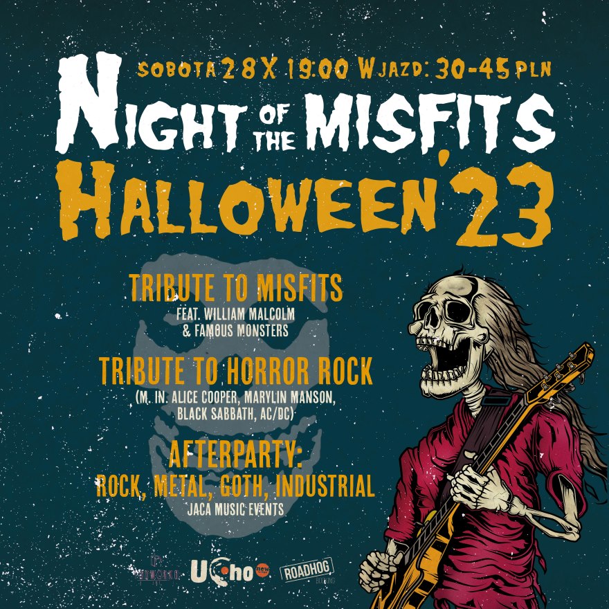 HALLOWEEN Night of The Misfits: Tribute To Misfits + Tribute to Horror Rock + AfterParty Rock/Metal