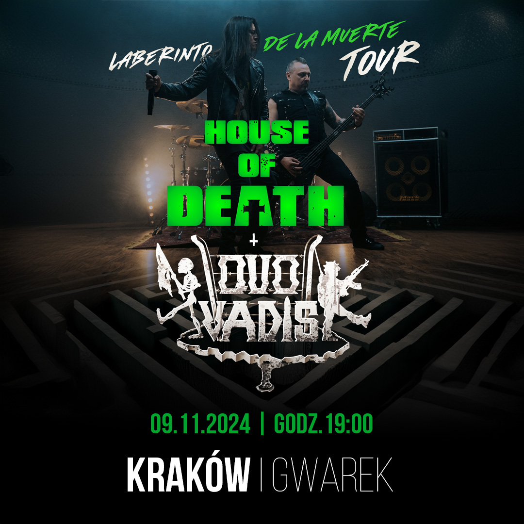 House Of Death oraz QUO VADIS już jesienią w Klubie Gwarek!