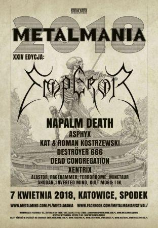 Metalmania 2018 – kolejni wykonawcy: Napalm Death, Inverted Mind i Kult Mogił!