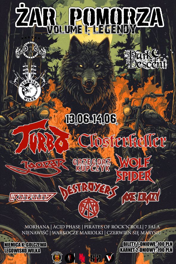 Festiwal „Żar Pomorza” – Legendy polskiego rocka/metalu