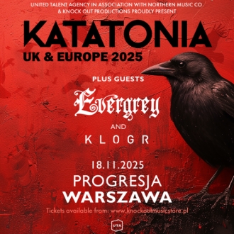 Katatonia w Warszawie – koncert w Progresji