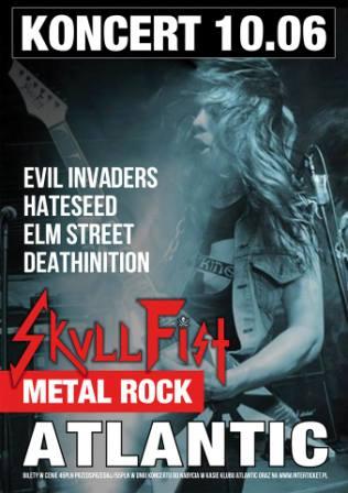 Skull Fist, Evil Invaders i Elm Street już 10 czerwca w Gdyni