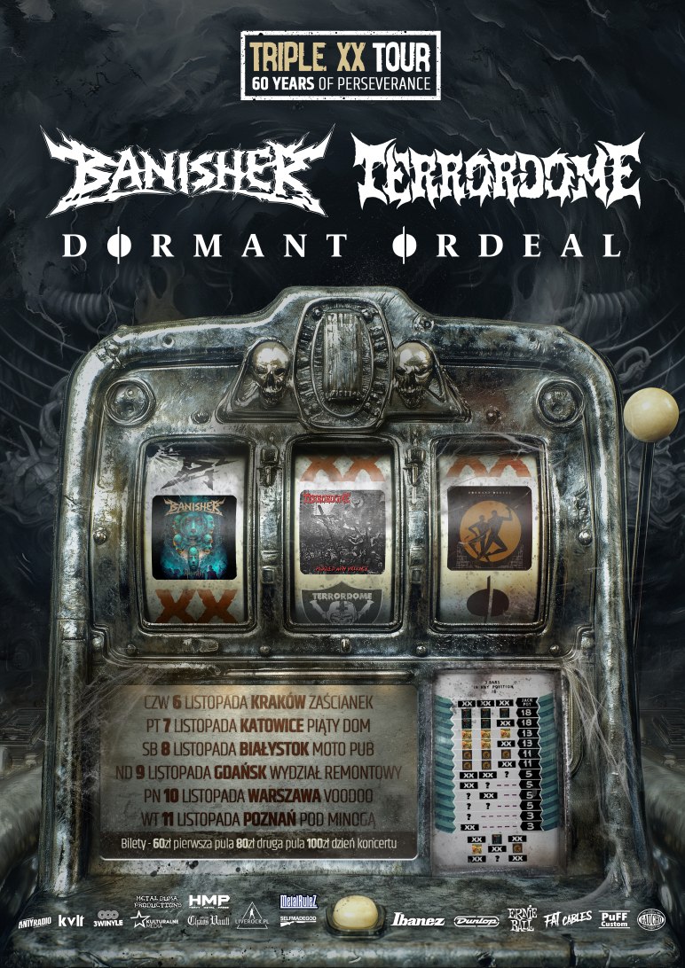 Banisher, Dormant Ordeal oraz Terrordome na wspólnej  trasie jubileuszowej!
