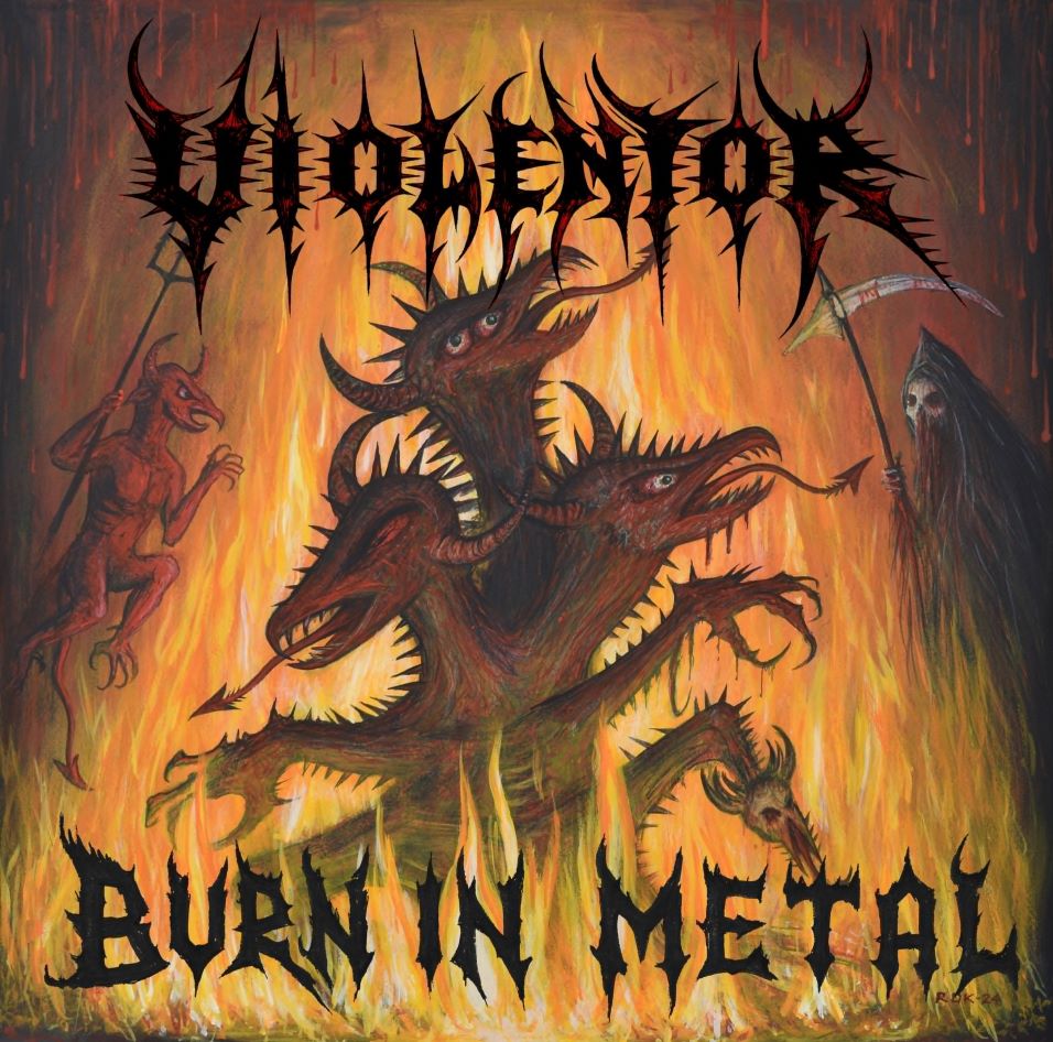 VIOLENTOR wydaje nowy album „Burn in Metal”