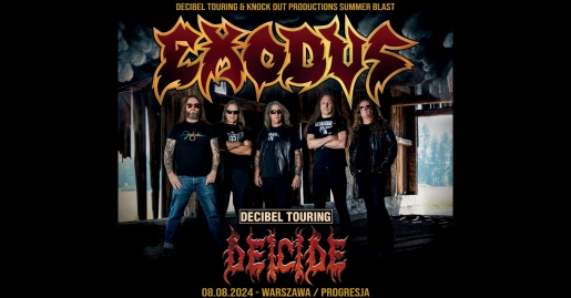 Exodus, pionierzy thrash metalu, powracają do Polski!