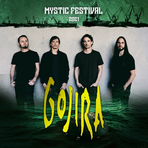 Gojira trzecim headlinerem Mystic Festival 2021