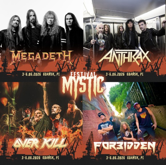 Mystic Festival 2026: Thrashowy dzień z Megadeth, Anthrax, Overkill i Forbidden