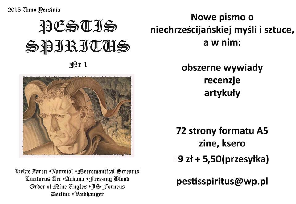 Pestis Spiritus zine #1
