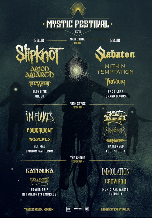 Wszystkie zespoły MYSTIC FESTIVAL 2019 znane