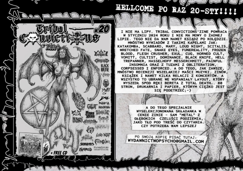 TRIBAL CONVICTIONS ’ZINE #20!!!