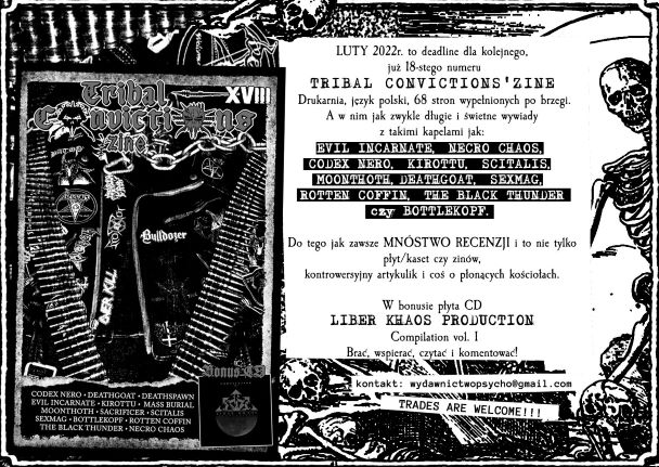 TRIBAL CONVICTIONS’ZINE #18 tuż za rogiem!