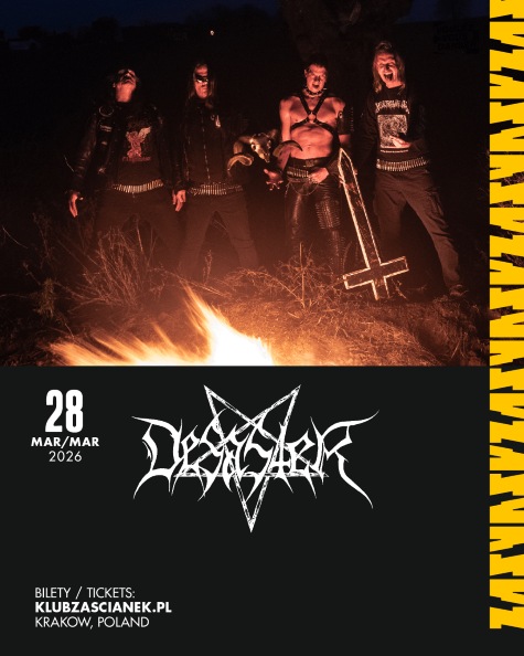 28/03/2026 – DESASTER w Krakowie (Klub Zaścianek)